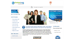 Desktop Screenshot of customleads.net
